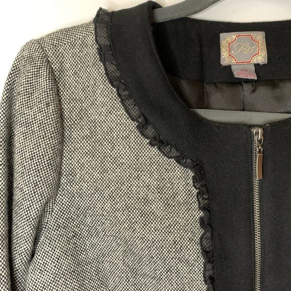 Tweed and Ruffle Jacket - Picture 4 of 5